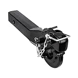 ANGCOSY 10-Ton Pintle Hook Trailer Hitches Receiver Hook for 2” Hitches Hitch Hook Military Receiver, 20000 lbs, 15” Length