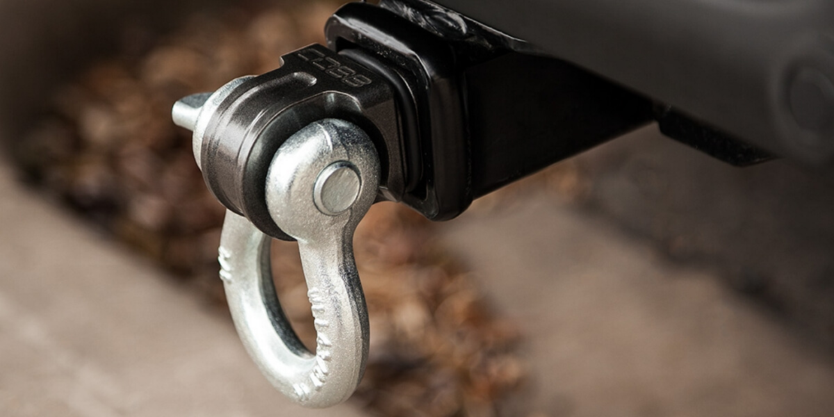 Tow Hook to Shackle Bracket, D-Ring Combo